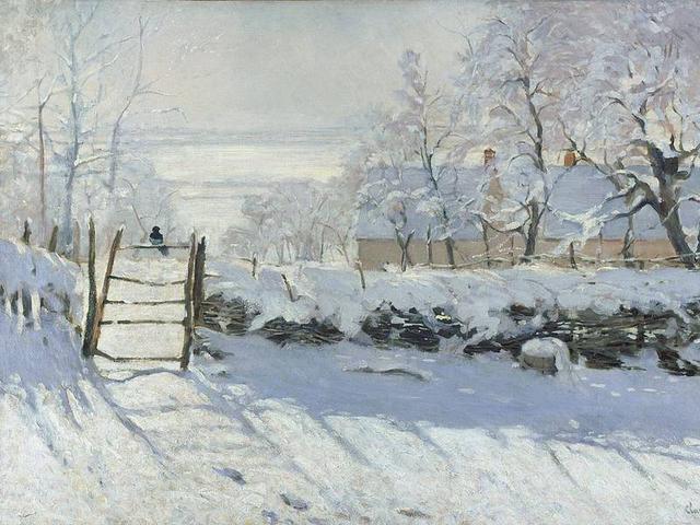 The Magpie Claude Monet - Subjektiv.art